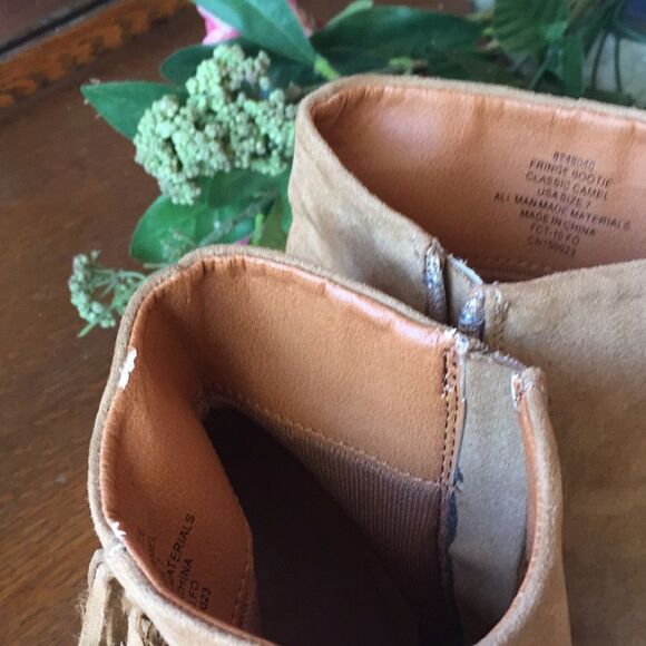 NY&C camel fringe booties - Picture 9 of 10